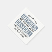 野球を見るのは幸福おもしろい野球 スタンダードカクテルナプキン (角)