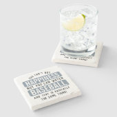 野球を見るのは幸福おもしろい野球 ストーンコースター (横)