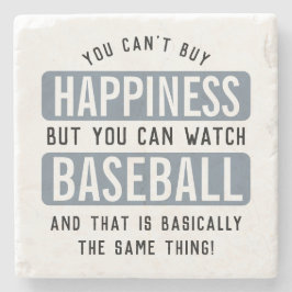 野球を見るのは幸福おもしろい野球 ストーンコースター