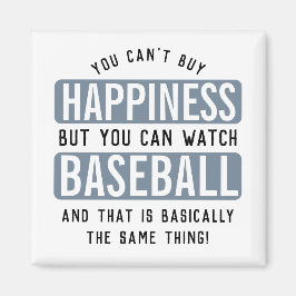 野球を見るのは幸福おもしろい野球 マグネット