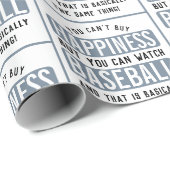 野球を見るのは幸福おもしろい野球 ラッピングペーパー (ロールコーナー)