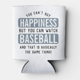 野球を見るのは幸福おもしろい野球 缶クーラー