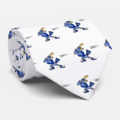 野球を遊んでいるアオカケス ネクタイ (ロール)