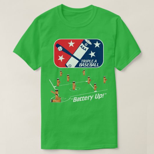 野球を3倍にする1 Tシャツ (デザイン正面)