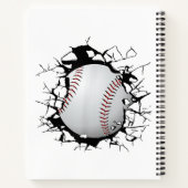 野球アパレル – 野球 ノートブック (裏面)