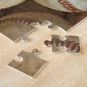 野球アートトラベルデジタルイラストレーション ジグソーパズル (側面)