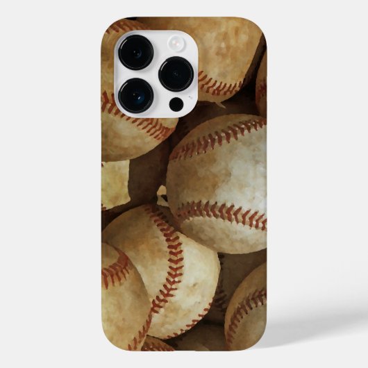 野球アートiPhone Case-Mate iPhoneケース (裏面)