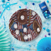 野球インザ・アメリカ紙プレート ペーパープレート (パーティー)