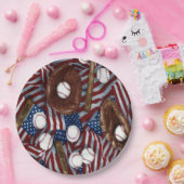 野球インザ・アメリカ紙プレート ペーパープレート (パーティー)