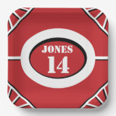 野球インスパイア紙プレート ペーパープレート (正面)