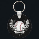 野球ウィングズキーチェーン キーホルダー<br><div class="desc">Baseball Wings Keychainカスタマイズ可能な背景。使用する背景色を選クリック択しまカスタマイズす- Edit - Background.</div>