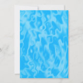 野球ウォータースライド誕生日パーティーへの招待 招待状 (裏面)