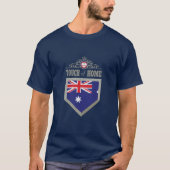 野球オーストラリア走のTシャツ Tシャツ (正面)