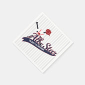 野球オールスタースポーツカスタムパーティー スタンダードカクテルナプキン (角)