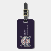 野球オールスターチームスポーツスポーツ ラゲッジタグ (正面縦)