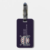 野球オールスターチームスポーツスポーツ ラゲッジタグ (裏面縦)