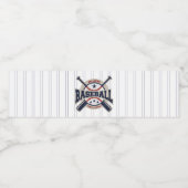 野球オールスターチームスポーツ誕生日パーティー ペットボトルラベル (シングルラベル)