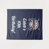 野球オールスターチーム スポーツ 誕生日パーティーバナー タペストリー (正面(横))