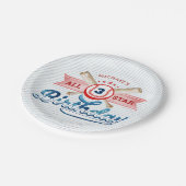 野球オールスターバースデーパーティー紙プレート ペーパープレート (アングル)