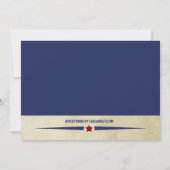 野球オールスターフォトバースデーパーティ招待状 招待状 (裏面)