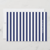 野球オールスター写真テンプレート誕生会 招待状 (裏面)