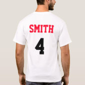 野球カスタマイズパパデザイン Tシャツ (裏面)