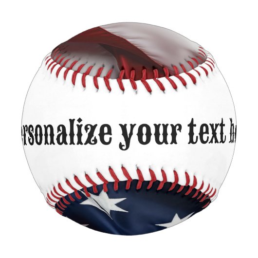 野球カスタムの贈り物をパーソナライズ素晴らしアイディア! 野球ボール (裏面)