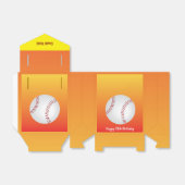野球カスタムコーチ70th誕生日ギフト フェイバーボックス (折り畳みなし)