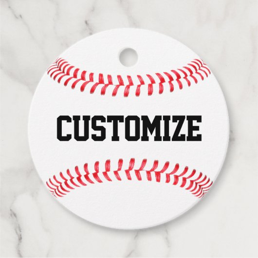 野球カスタムパーティーチームまたはプレイヤー名おもしろい フェイバータグ (正面)