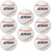 野球カスタム選手の名前またはチームの追加 シール (正面)