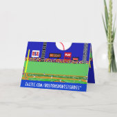 野球カッコいいの新しいスポーツア空白のートノート シーズンカード (裏面)