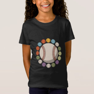 野球カラフルサークル Tシャツ