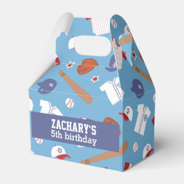 野球カラフルテーマパーティー フェイバーボックス