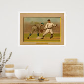 野球カード遊アクション1911 ポスター (キッチン)