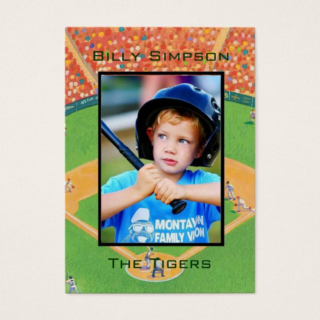 野球カード (正面)