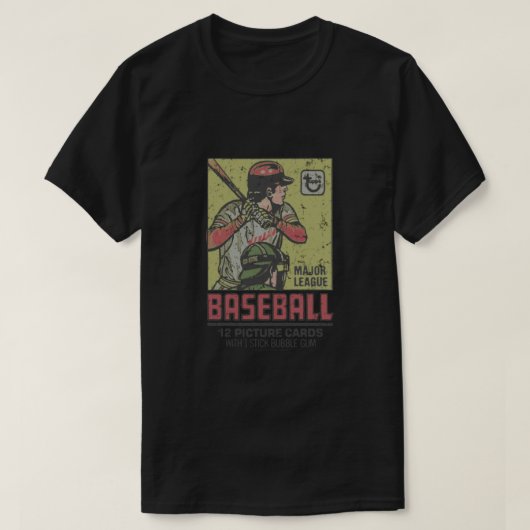 野球カード1ベーシック Tシャツ (デザイン正面)