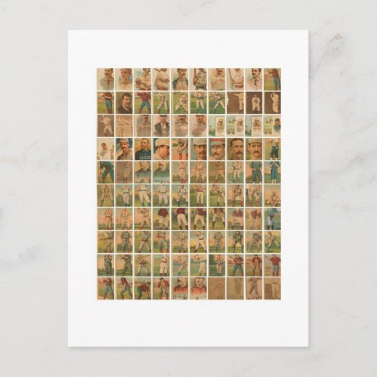 野球カード,ヴィンテージ ポストカード (正面)