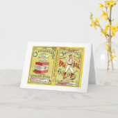 野球ガイド1913 カード (黄色い花)