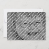 野球キッズバースデーパーティーブルー招待状 招待状 (裏面)