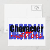 野球キャラクター ポストカード (正面/裏面)