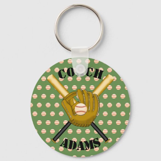 野球キーチェーン キーホルダー (正面)