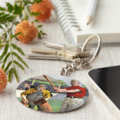 野球キーチェーン キーホルダー (側面)