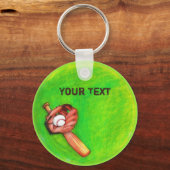 野球キーチェーン キーホルダー (正面)