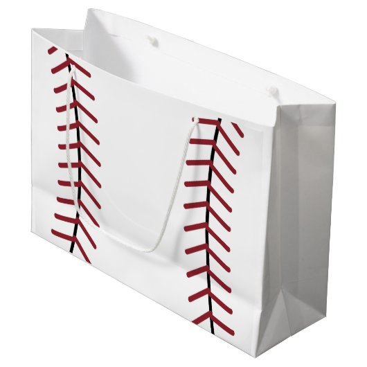  野球ギフトバッグ ラージペーパーバッグ (正面アングル)