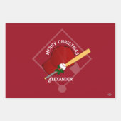 野球ギフトラップHAMbyWG ラッピングペーパーシート (正面)