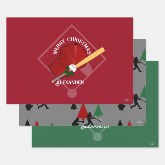 野球ギフトラップHAMbyWG ラッピングペーパーシート (セット)