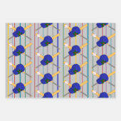 野球ギフトラップHAMbyWG ラッピングペーパーシート (正面3)