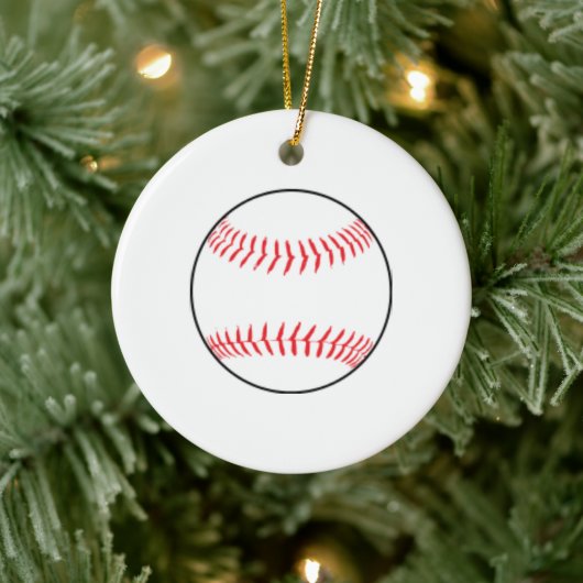 野球クリスマスオーナメント セラミックオーナメント (ツリー)