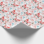 野球クリスマスギフトラッピング紙 ラッピングペーパー (角)