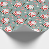 野球クリスマスギフトラッピング紙 ラッピングペーパー (角)